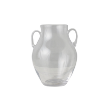Load image into Gallery viewer, clear glass jars
Clear vase
Vase with handles
flower vase
kitchen decor
living room decor
home decor
milton ga
roswell ga
alpharetta ga