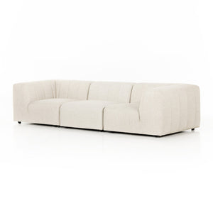 Waves Outdoor 3-Piece Sectional Sofa
