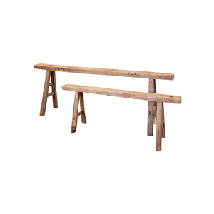 Skinny Wooden Antique Bench