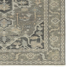 Load image into Gallery viewer, hand knotted wool rug
floral motifs rug
Agra medallion design rug
scrolling vine border rug
cream fringe rug
global flair rug
cozy accent piece
artisanal craftsman rug
soft wool rug
timeless elegant rug
