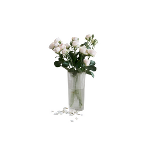 Ribbed glass
Ribbed glass vase
tall vase
tall skinny vase
flower vase
vase for flowers
glass vase
column vase
watertight vase
glass decor
luxury vase
