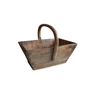 Wooden Grape Picking Basket