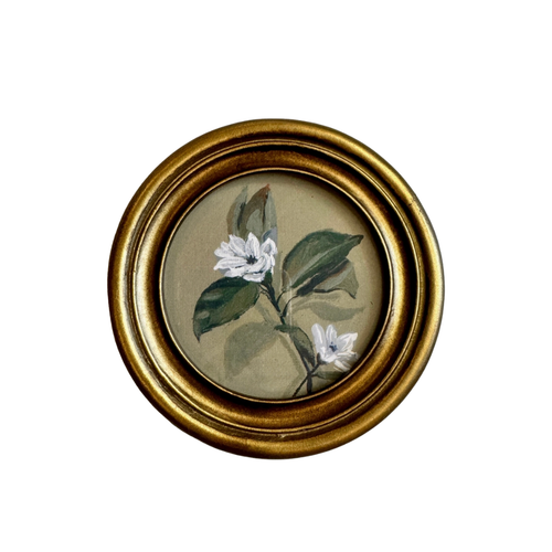 Elsie Picture
Vintage Floral Art
Gold Frame Decor
Botanical Print
Petite Wall Art
Nature Inspired Decor
Classic Home Accent
Cottage Style Decor
Elegant Desk Accessory
Timeless Home Styling