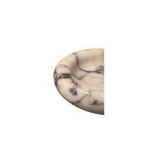 Load image into Gallery viewer, marble bowl
luxury decor
natural stone bowl
handcrafted decor
polished marble
white marble
burgundy veining
taupe marble
veined stone
artisanal home decor
modern luxury
minimalist decor
sculptural decor
statement piece
