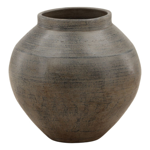 Ceramic vessel
Antique grey finish
Rustic décor
Aged patina
Weathered ceramic
Vintage-inspired
Old-world charm
Neutral tones
Wabi-sabi style
Earthenware look
Distressed finish
Organic modern
Textured ceramics
Timeless accent
Farmhouse décor
Rustic elegance
Sculptural vessel
Collected look
Artisan-made