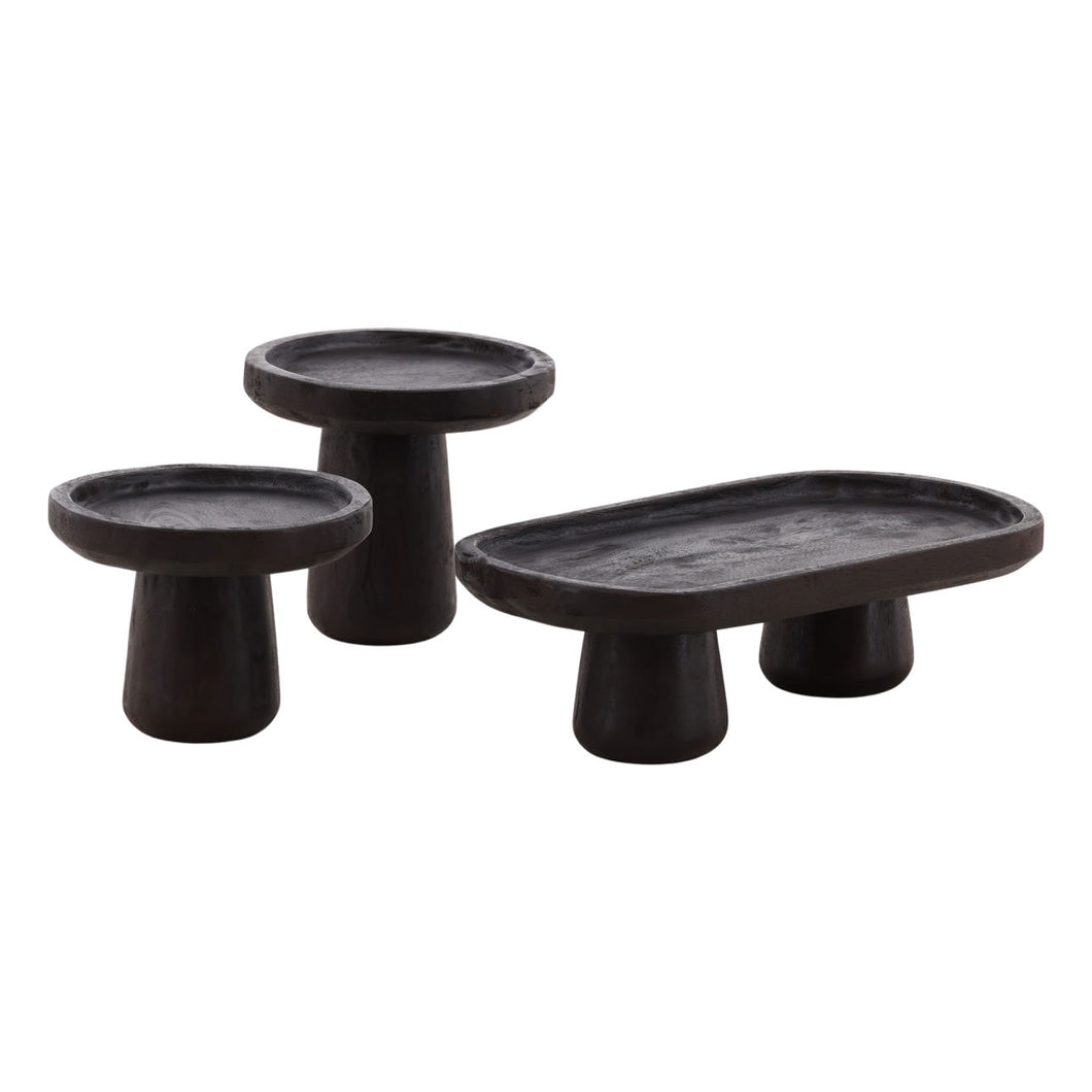 suar wood bowls
dark wood décor
wooden bowl set
natural wood centerpiece
rustic modern bowls
handcrafted wood bowls
decorative serving bowls
dark brown wood bowls
tabletop centerpiece
elegant wood décor
versatile wooden bowls
organic home accent
timeless dining décor
eco-friendly wood bowls
artisanal wooden set